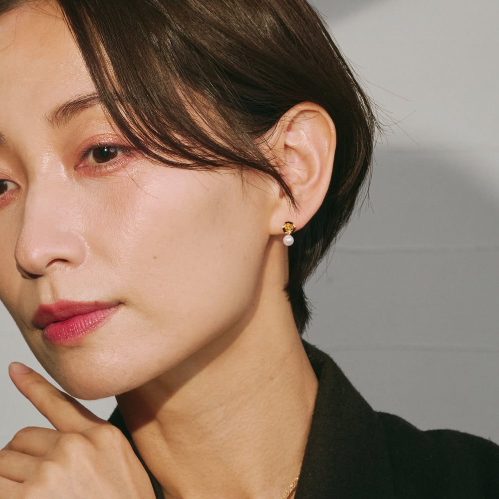 K10YG アコヤパール ピアス 131208070000 | VERITEOnline-Sh