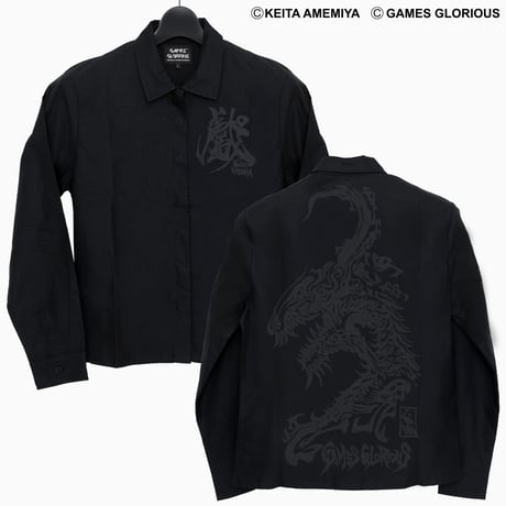 【KEITAAMEMIYA x GAMESGLORIOUS】K.A. Collar Shirt 〜MARYUU〜