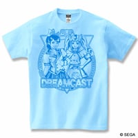 【SEGA HARD GIRLS x DREAMCAST】Real x Virtual Tee  -Sky Blue-