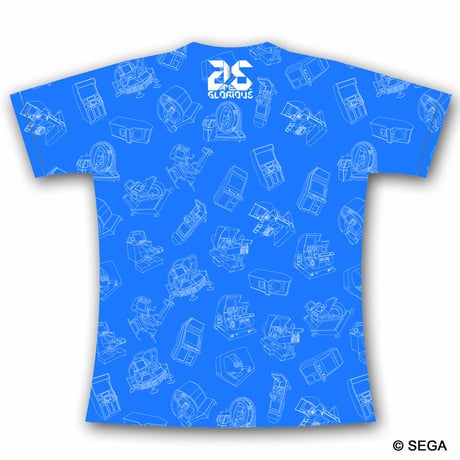 SEGA Arcade Gamer Tee -SEGA BLUE-