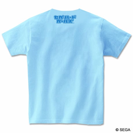 【SEGA HARD GIRLS x DREAMCAST】Real x Virtual Tee  -Sky Blue-