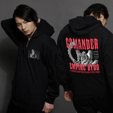【R-TYPE 】「GOMANDER」Zip-Up Hooded Sweatshirt