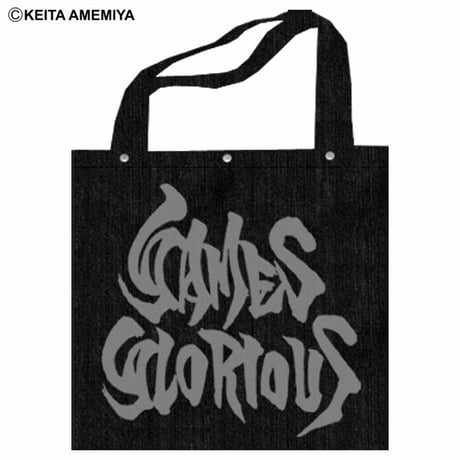 【KEITAAMEMIYA x GAMESGLORIOUS】K.A.Denim Totebag-Dark Knight-