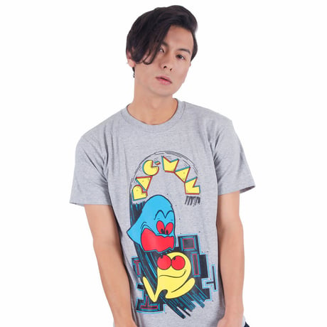 PAC-MAN Arcade Art Tee (Gray)