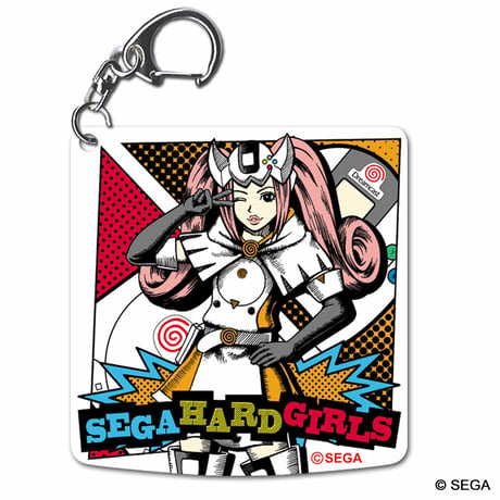 【SEGA HARD GIRLS x DREAMCAST】Acrylic Key Chain