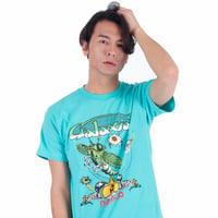 GALAXIAN Arcade Art Tee  (Aqua)