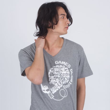 MIND CONTROL Short-Sleeve T-Shirt (Gray)