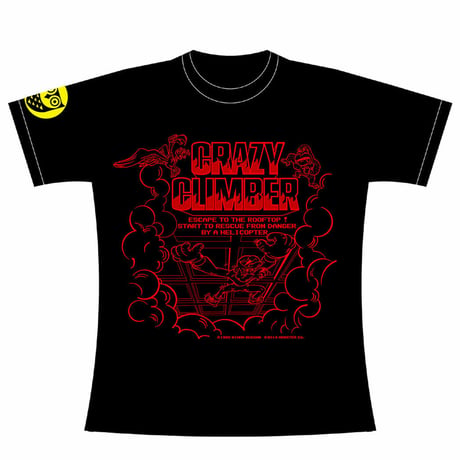 CRAZY CLIMBER  -Climbing Up Tee- (BLACK)