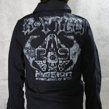 R-TYPE R-9 MILITARY COAT JACKET - BLACK-
