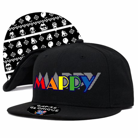 MAPPY Snapback Cap  (BLACK)