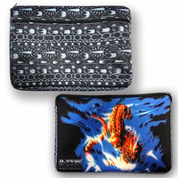 R-TYPE 「R-9 Earth-Ethnic PC Clutch Bag」-BLACK-