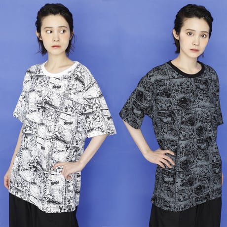 【SEGA HARD GIRLS x DREAMCAST】Comics Tee -BLACK-