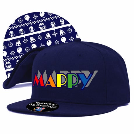 MAPPY Snapback Cap  (NAVY)