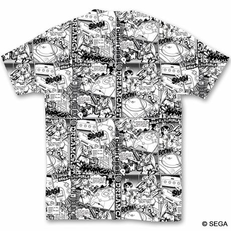 【SEGA HARD GIRLS x DREAMCAST】Comics Tee -WHITE-