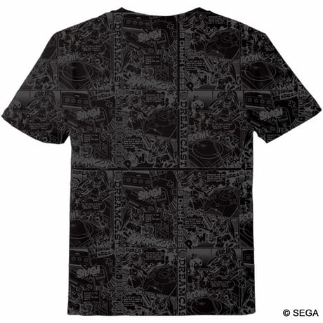 【SEGA HARD GIRLS x DREAMCAST】Comics Tee -BLACK-
