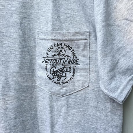 GOODDAY/Pocket Tee（Heather Gray)