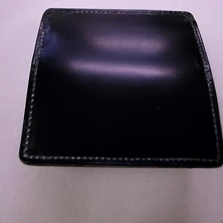 ジャパンブラックコードバンコインケース