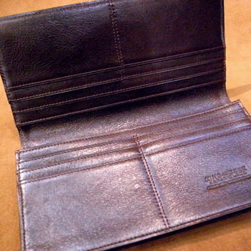 【美品】ジェニュイン コードバン ロングウォレット 長財布　ブラック SHIPS 財布 SHIPS: コードバン ロングウォレット 長財布 メンズ