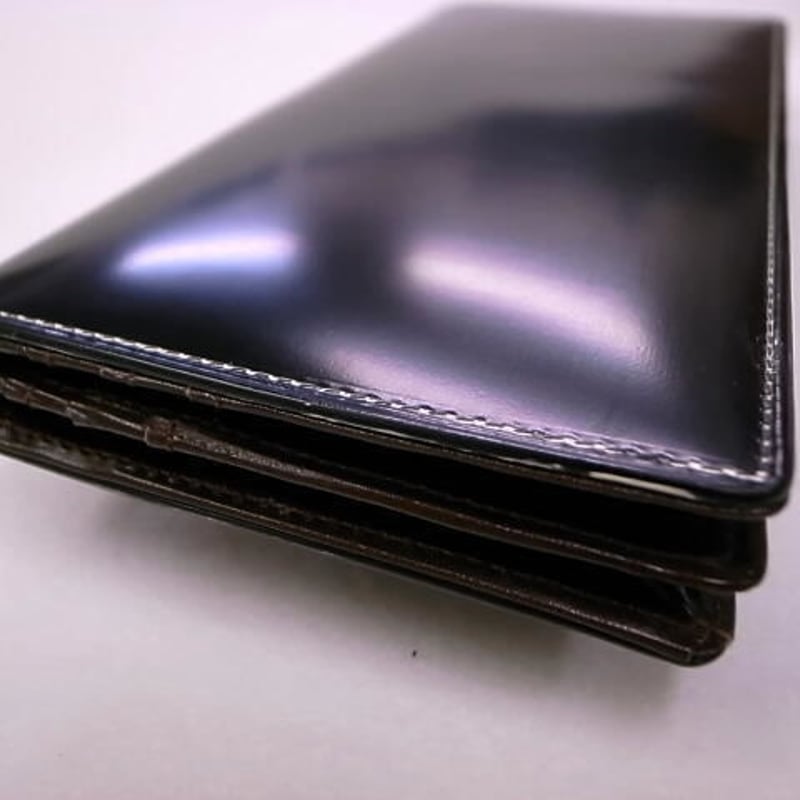 【美品】ジェニュイン コードバン ロングウォレット 長財布　ブラック SHIPS: コードバン ロングウォレット 長財布｜ SHIPS 公式サイト