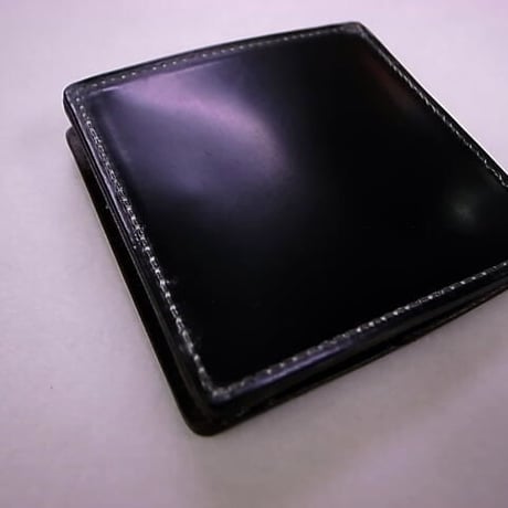 ジャパンブラックコードバンコインケース