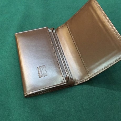 風琴マチ名刺入れ北米産子牛革仕様