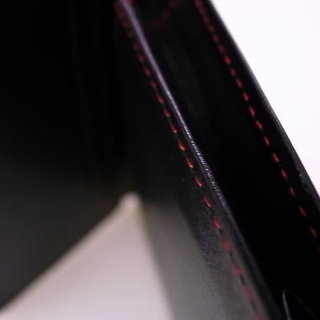 ベビーカーフスキン名刺入れ通しマチ仕様