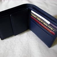 ウォレットコインケース付き仕様　ブルー