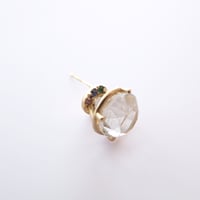 Jewel earrings（ルチルクォーツ）