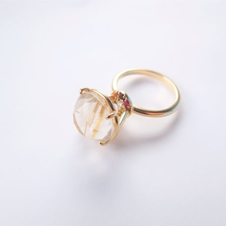 Jewel Ring L（ルチルクォーツ）