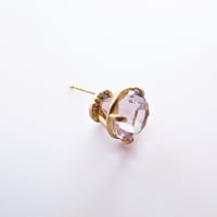 Jewel earrings（ピンクアメジスト）