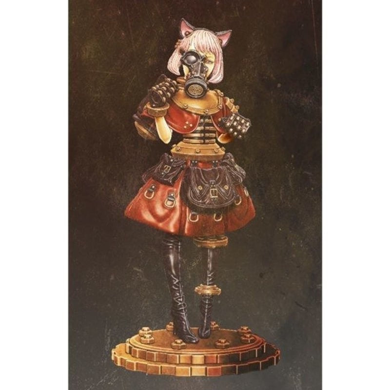 ネコ耳ガスマスク Girl with Cat ear gas mask | STEAM POLKA ネコ耳ガスマスク Girl with Cat ear gas mask | STEAM POLKA
