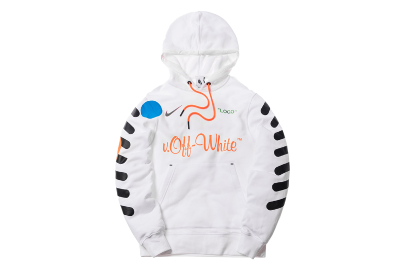 NIKE LAB × OFF WHITE FOOTBALL PULLOVER HOODIE V...