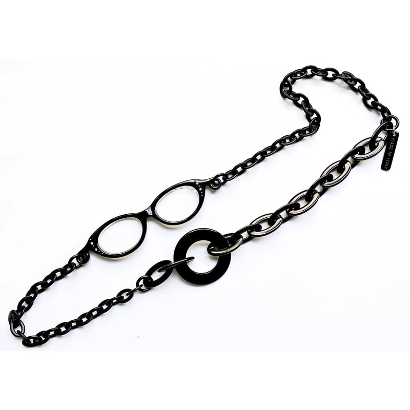 【定番】ダニエラグレンジスルーペネックレス ベッコウ柄 mabel (マベル）ルーペネックレス LPO023 イタリア製 | AGE VERT