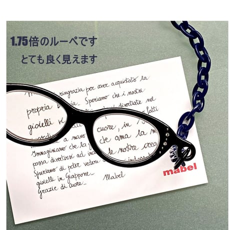 mabel（マベル）  ルーペネックレス　LP001　イタリア製