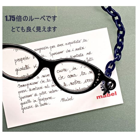 mabel （マベル）ルーペネックレス　LP003　イタリア製