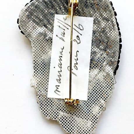 marianne batlle ブローチ   　エルヴィス　small　パリ　ハンドメイド　ガラスビーズ　フランス　エルヴィスプレスリー　Elvis Presley