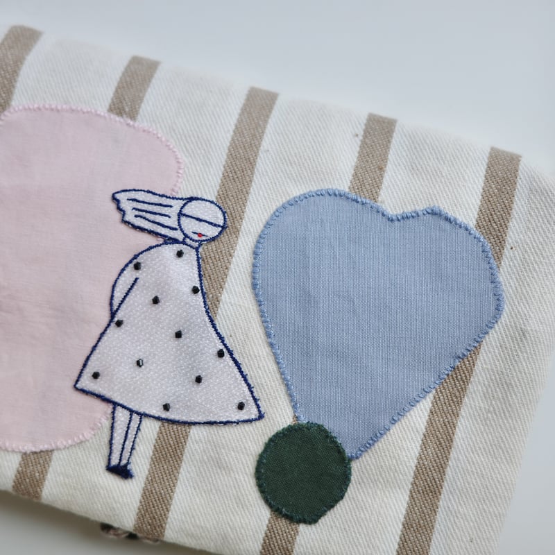 空っぽは便利 BEBEK / 鈴木いづみ トートバッグ　青山ヒュッテ 鈴木いづみ/BEBEK | ふかれちゃんミニバッグ #1 | AOYAMAHÜTTE WEB