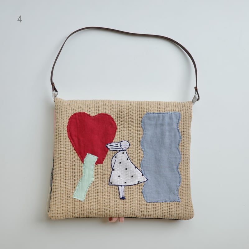 空っぽは便利 BEBEK / 鈴木いづみ トートバッグ　青山ヒュッテ 鈴木いづみ/BEBEK | ふかれちゃんミニバッグ #1 | AOYAMAHÜTTE