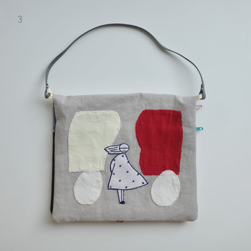 空っぽは便利 BEBEK / 鈴木いづみ トートバッグ　青山ヒュッテ 鈴木いづみ/BEBEK | ふかれちゃんミニバッグ #2 | AOYAMAHÜTTE