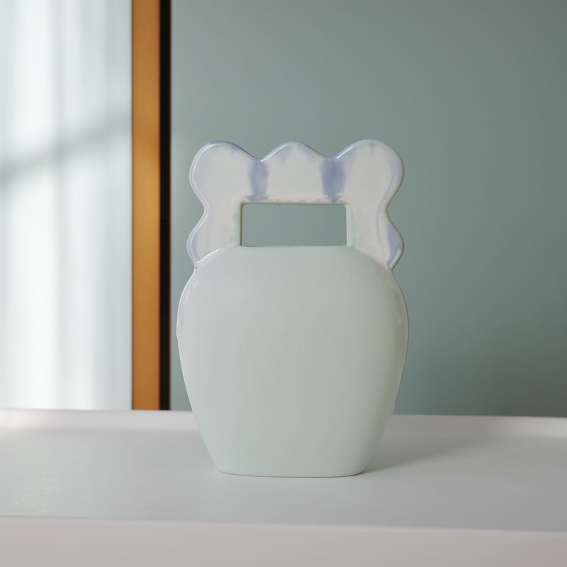 US VINTAGE FLOWER VASE 花瓶 ドロドロの釉薬 ひととせ Flower vase