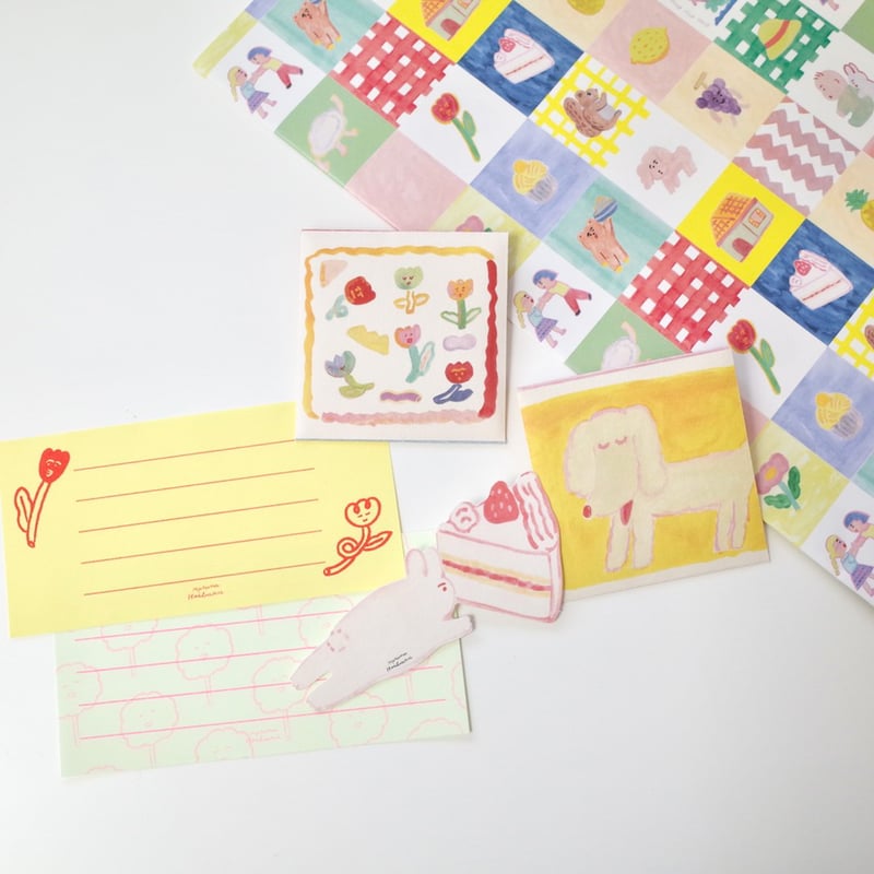 はいばらはるな | ミニレターセット | AOYAMAHÜTTE WEB SHOP はいばらはるな | ミニレターセット | AOYAMAHÜTTE WEB SHOP