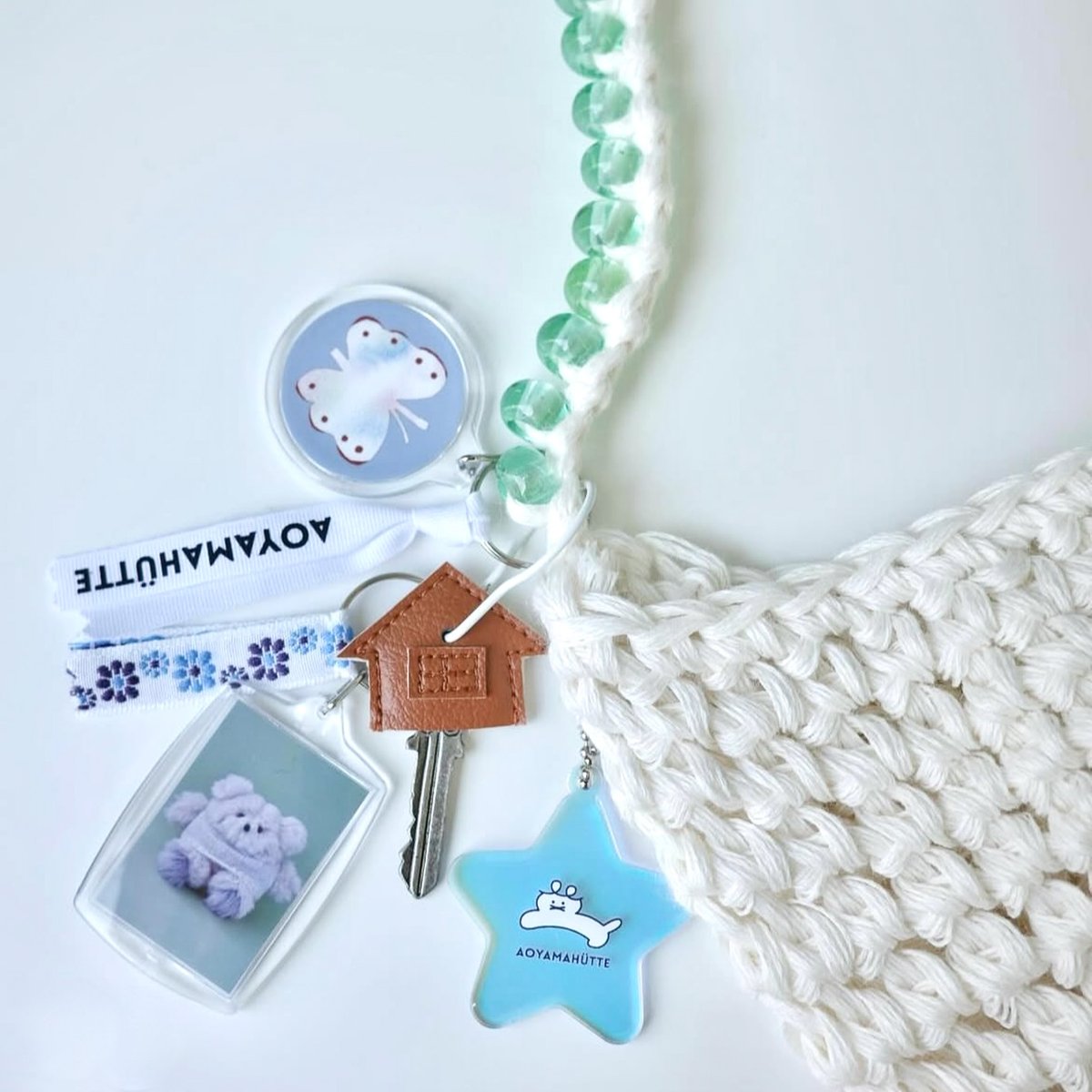 あお山ヒュッテ | cho-cho キーホルダー | AOYAMAHÜTTE WEB SHOP