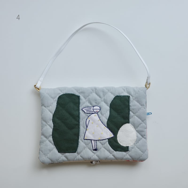 空っぽは便利 BEBEK / 鈴木いづみ トートバッグ　青山ヒュッテ 鈴木いづみ/BEBEK | ふかれちゃんミニバッグ #2 | AOYAMAHÜTTE