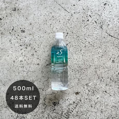 +S water Natural Mineral Water 500ml /48本入 送料無料