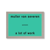 muller van severen a lot of work