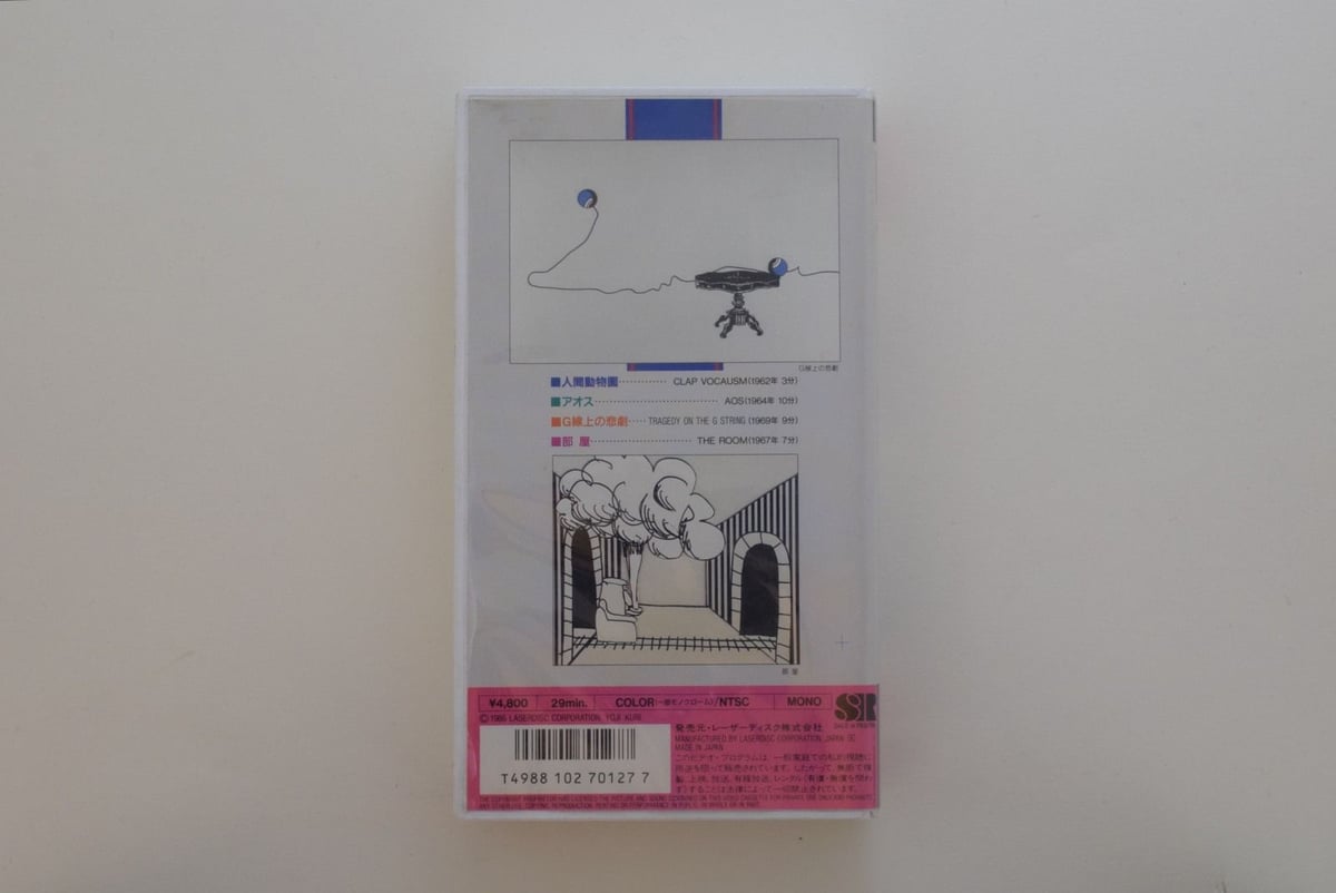 VHS 久里洋二作品集 vol.1 人間動物園 | 誠光社 通信販売