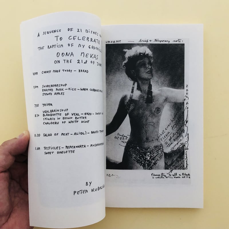 ARTIST'S BOOK by Jonas Mekas | 誠光社 通信販売