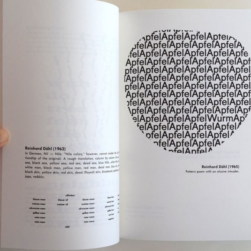 Anthology of Concrete Poetry | 誠光社 通信販売 Anthology of Concrete Poetry | 誠光社 通信販売