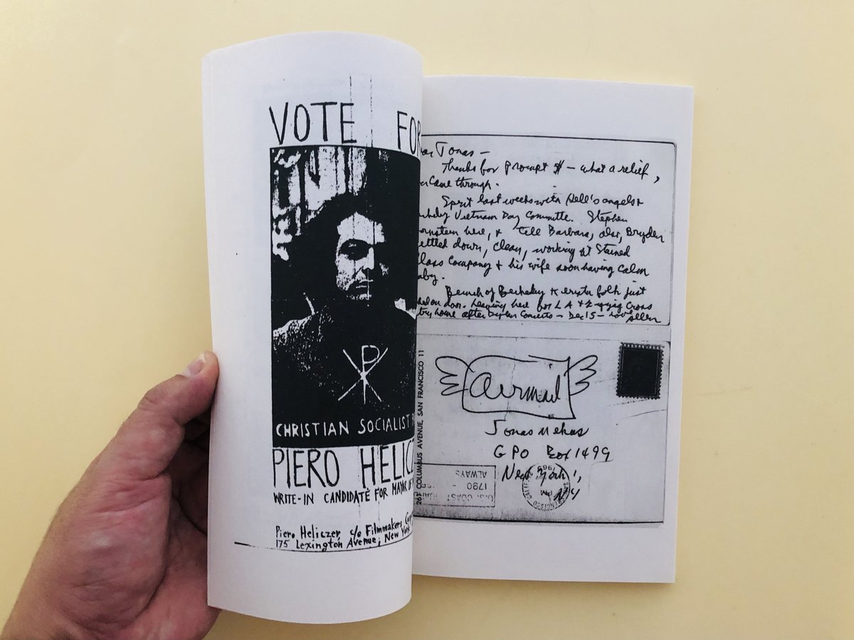 ARTIST'S BOOK by Jonas Mekas | 誠光社 通信販売