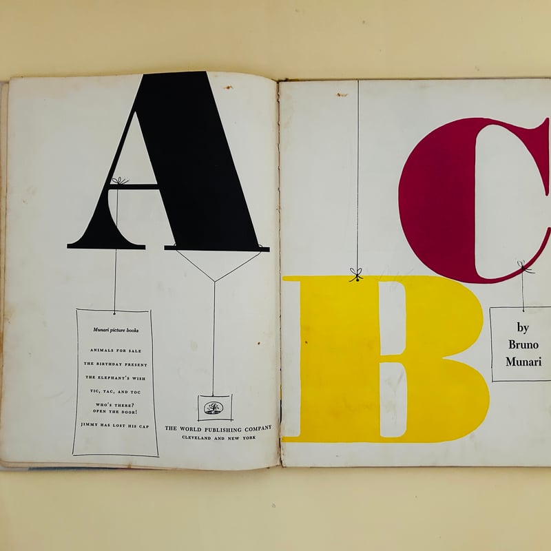 BRUNO MUNARI's ABC | 誠光社 通信販売